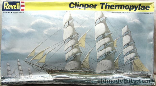 Revell 1/70 The Thermopylae Clipper Ship - 3 Feet Long And With Billowing Sails, 5622 plastic model kit